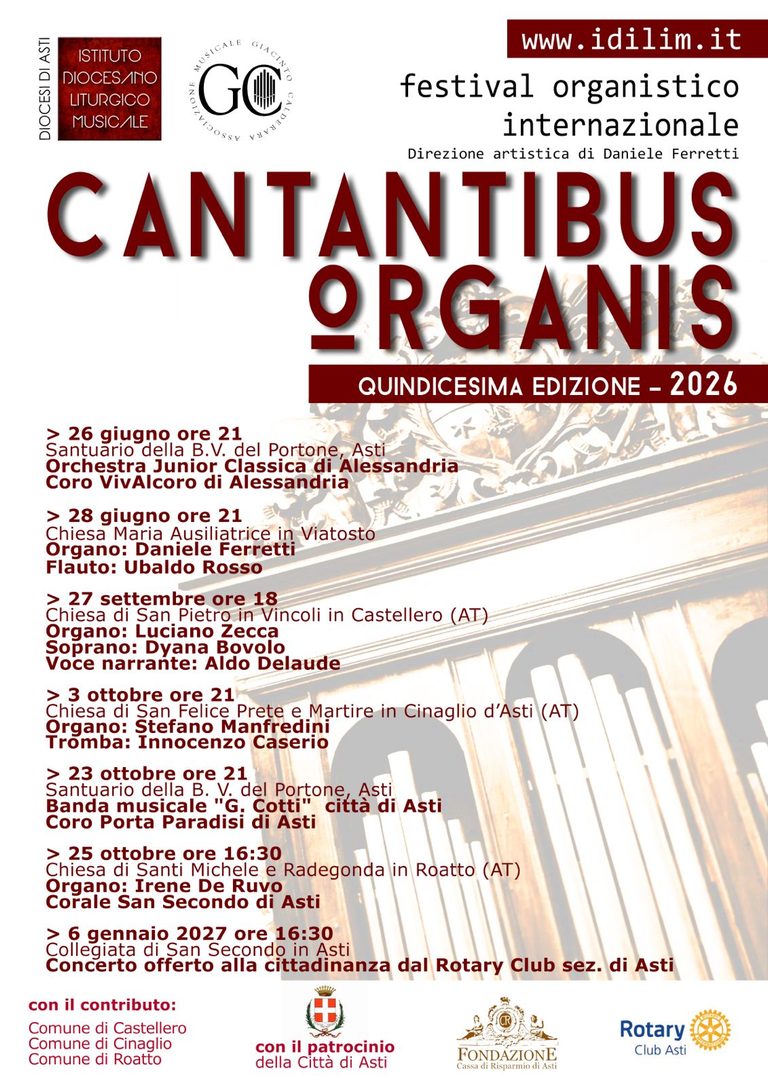 CANTANTIBUS ORGANIS 2026